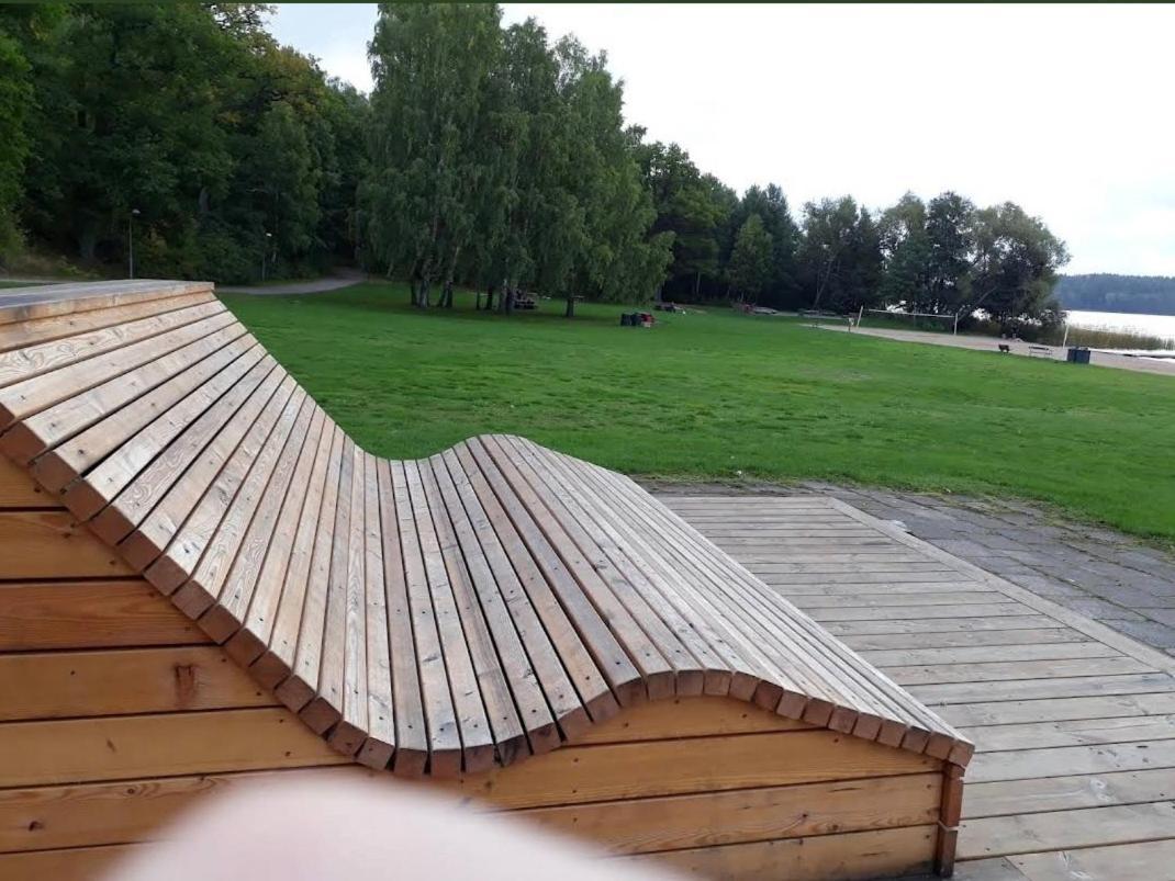 Close To The Metro And The Beach!!! With A View Of The Scandinavian Forest Stokholm Dış mekan fotoğraf