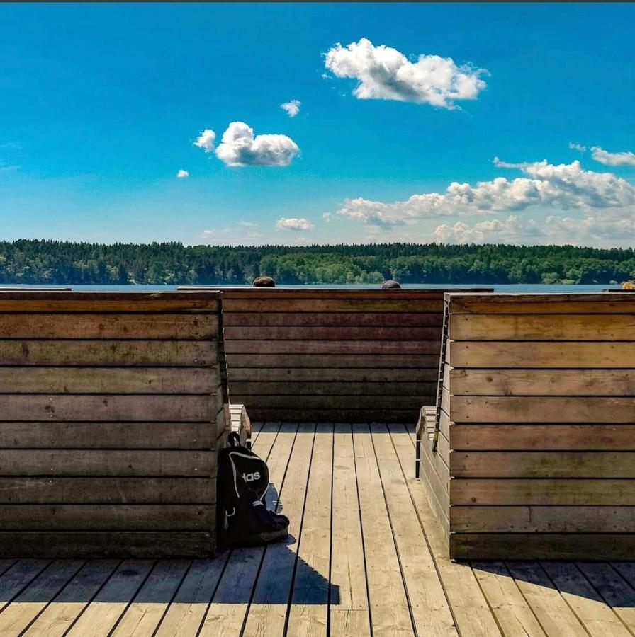 Close To The Metro And The Beach!!! With A View Of The Scandinavian Forest Stokholm Dış mekan fotoğraf
